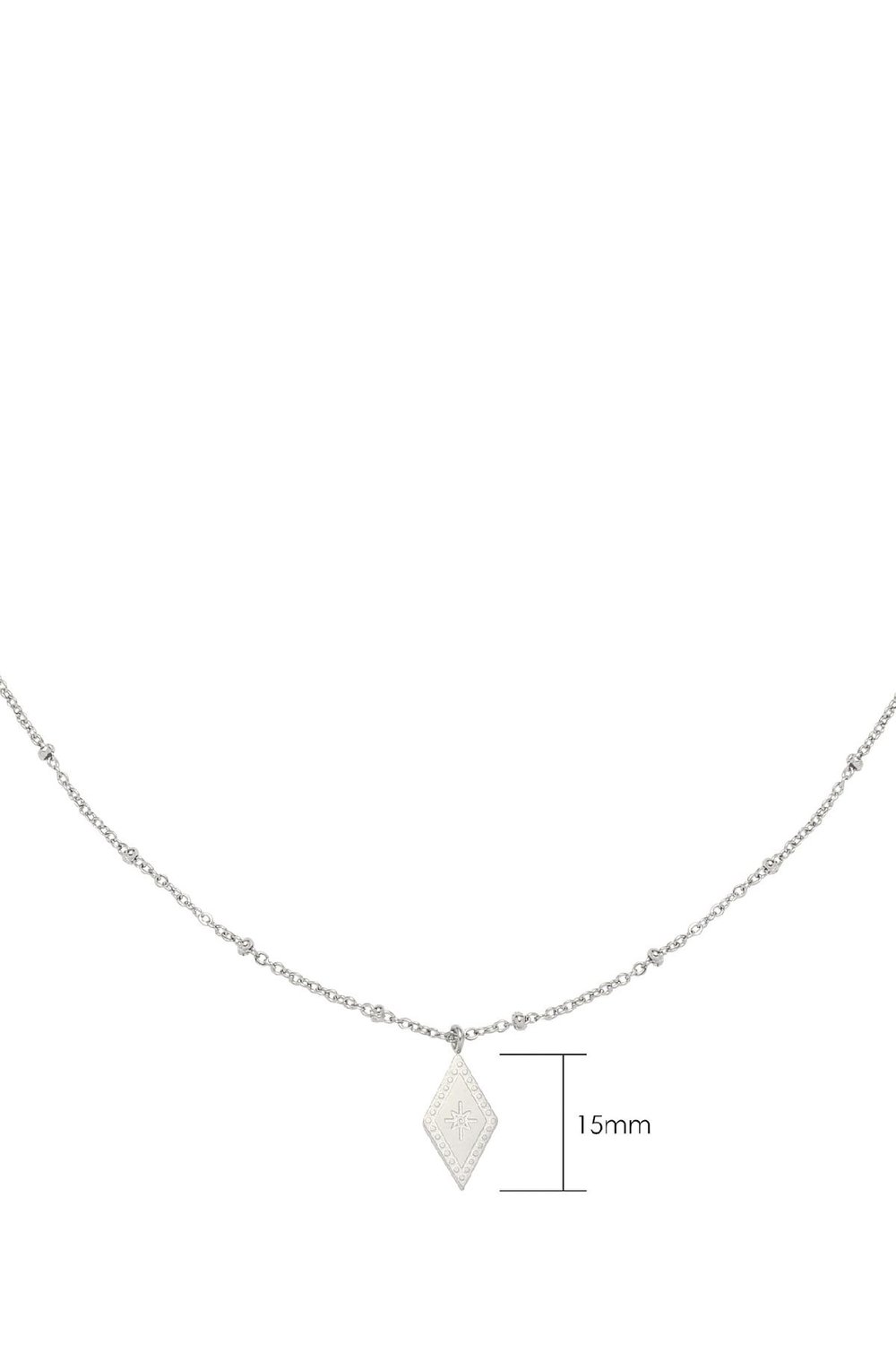 Necklace Sparkle On Argenté Acier inoxydable h5Image3